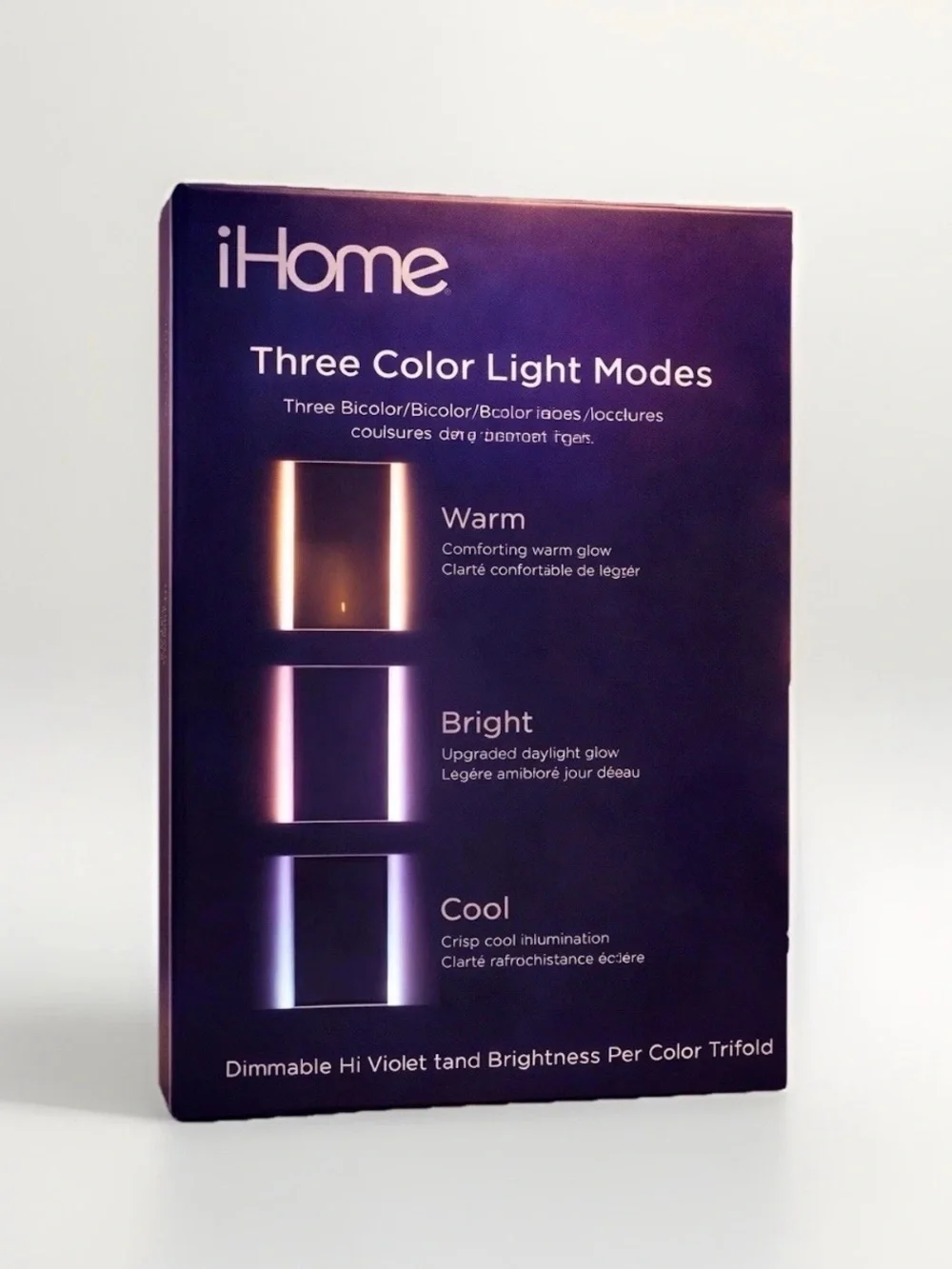 iHome LED Vanity Mirror Bluetooth Speaker Trifold Makeup Mirror